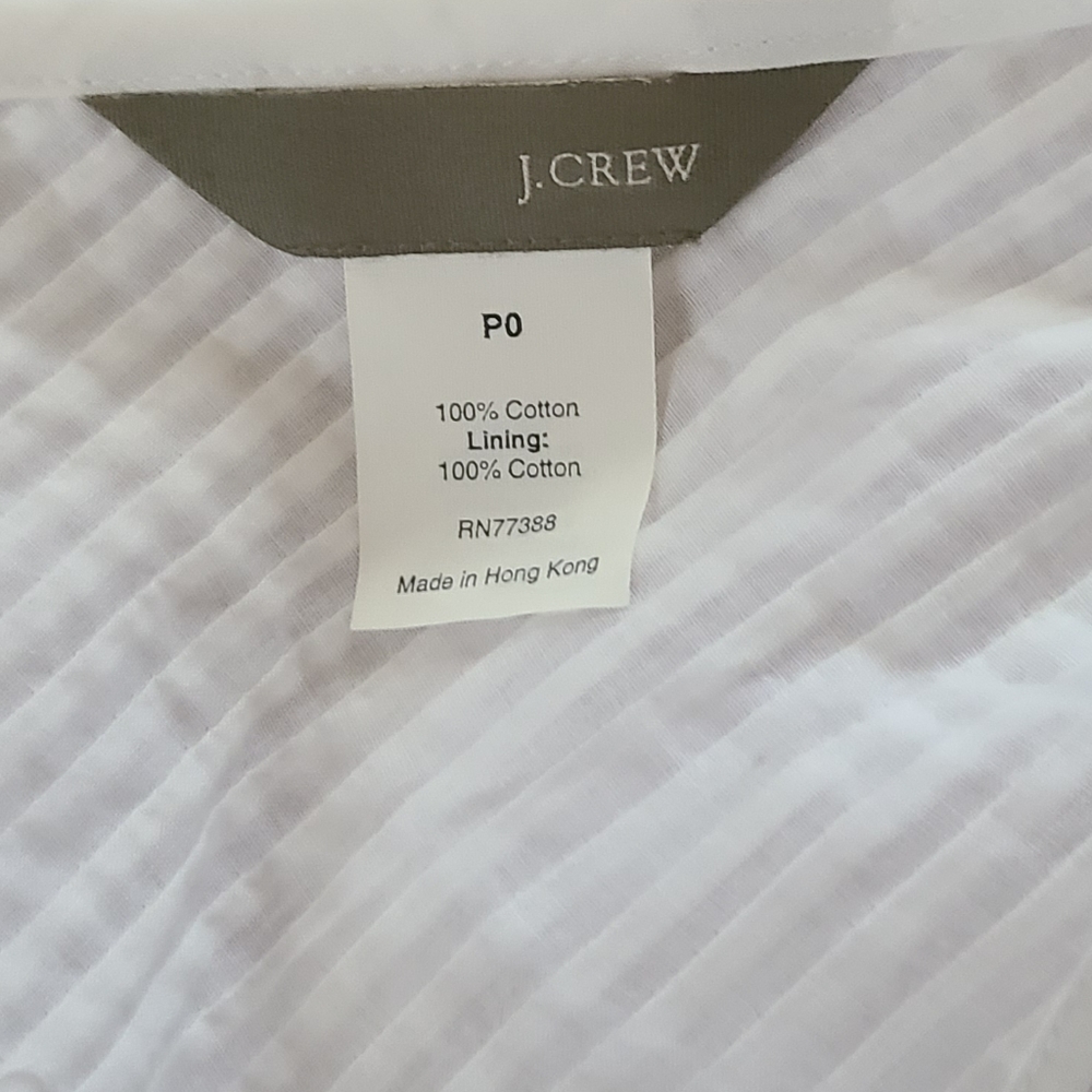 Cotton Sleeveless White Dress - Picture 7 of 7